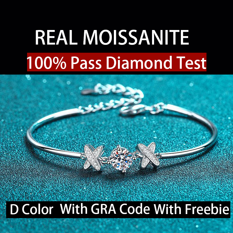 1CT Real Moissanite Diamond 2024 Bracelet