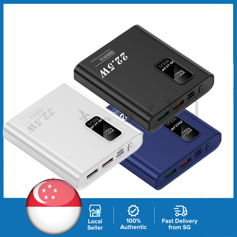 【SG Ready Stock】22.5W 20000mAh Power Bank Super Fast Charge Powerbank ...