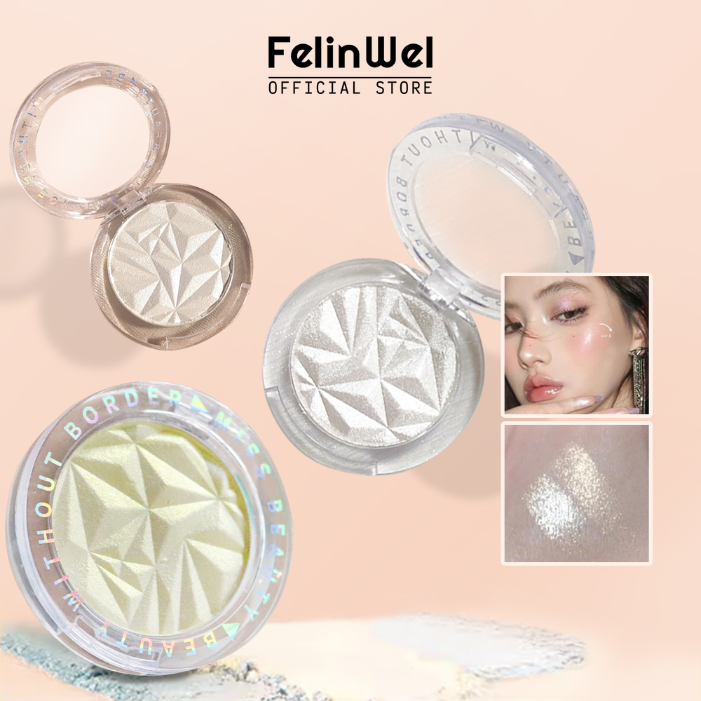 FelinWel - Makeup Mixing Palette, Stainless Steel Make-up Palette Ble