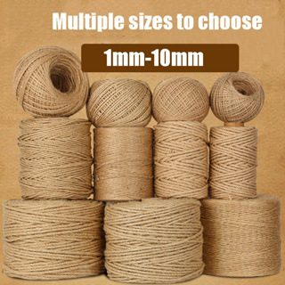 Jute Twine for Crafts - Jute Rope Natural Cord for Jewelry Making - Jute  String Twine for Gift Wrapping Artwork Decorating for Artworks 50m grass  green
