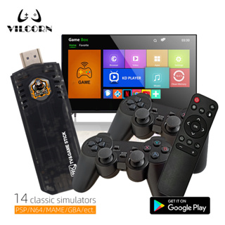 Game Stick 4K 10000 Game X8 Original Support 14 Simuators Dual system For  Android TV Box with WiFi Retro Video Game Consoles