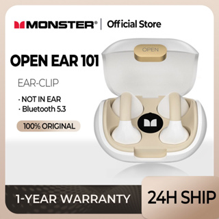 Monster Open Ear 101 - Auriculares Bluetooth TWS - Negro