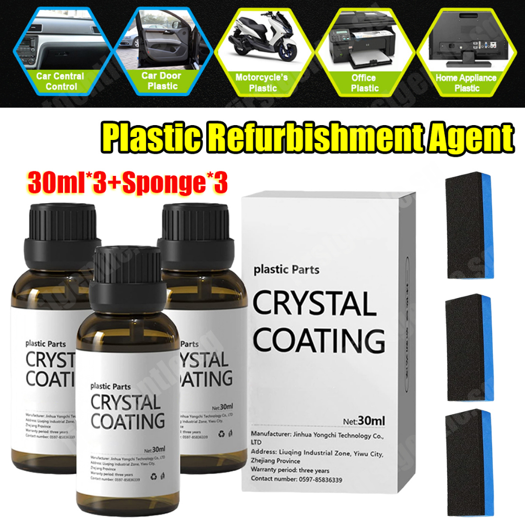 Plastic Part Crystal Coating Plastic Parts Refurbish Agent Car Exterior  Restorer