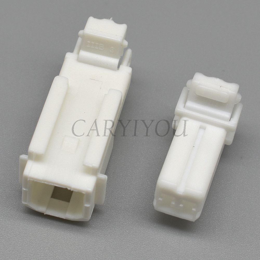 1 Set White 2 Pin Audio Tweeter Plug Auto Automotive Instrument Station ...