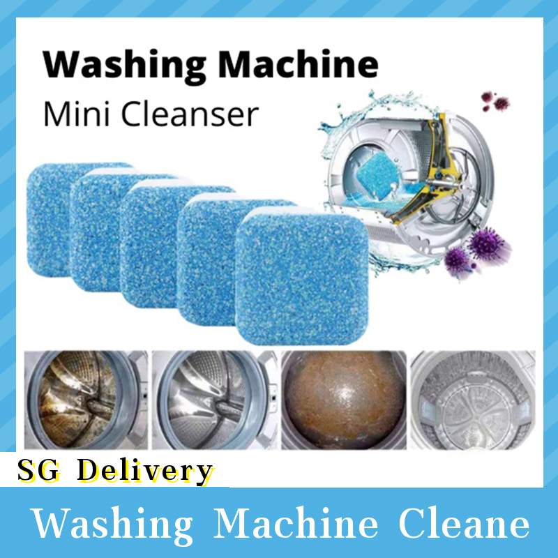 【SG Stock】Washing Machine Cleaner Foam Block Effervescent Tablet Deep