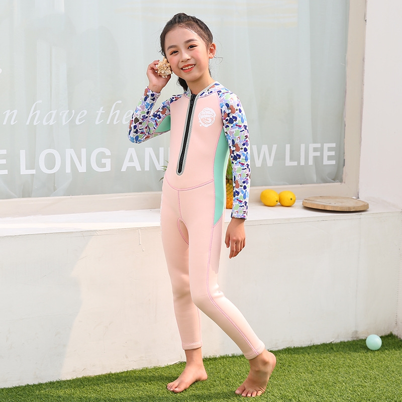 Girls long sale sleeve swimwear