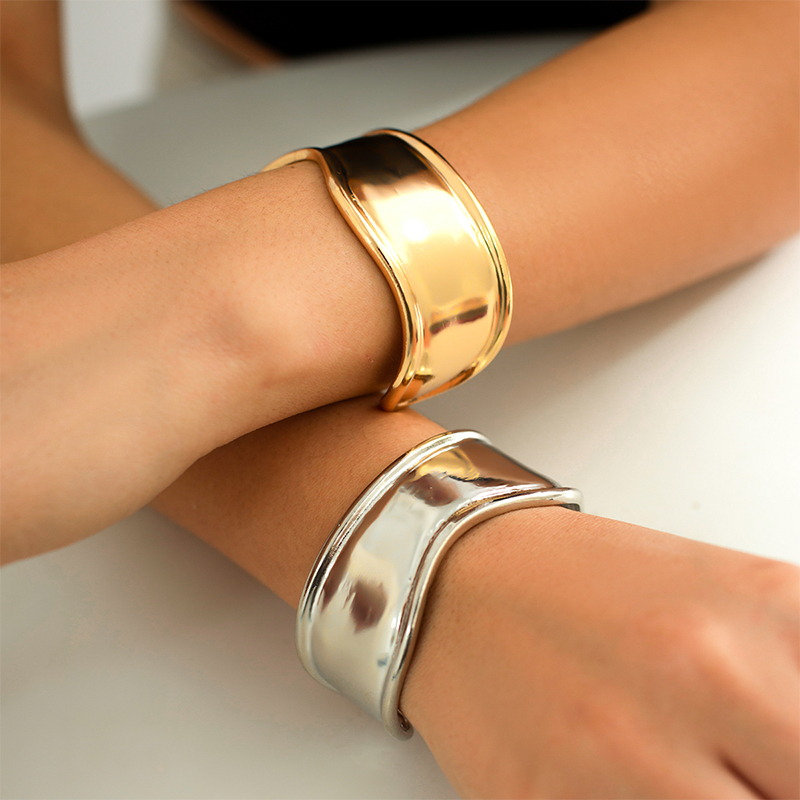 Gold cuff sale bangle bracelet