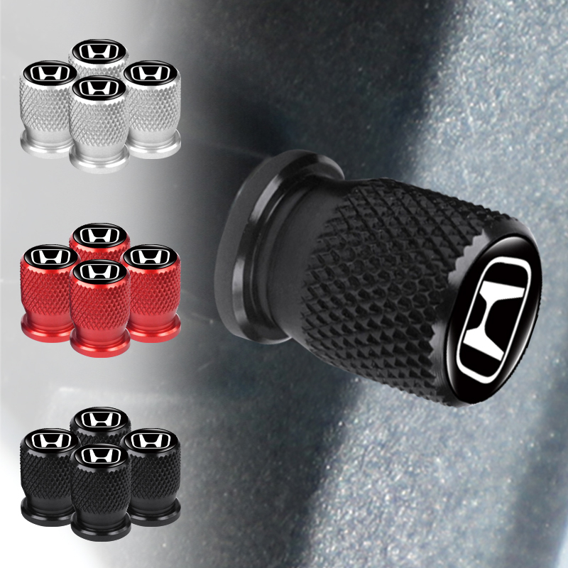 4pcs Threaded Styling Car Tire Anti-dust Cap Screw-on Car Logo Wheel ...