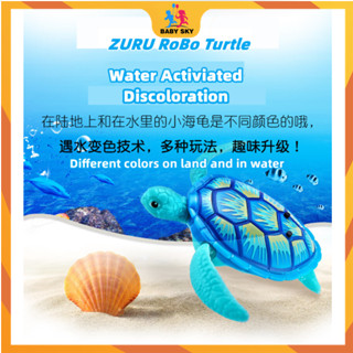 Zuru Robo Alive Robo Turtle Robotic Swimming Turtle Water Activated robot  Fish Discoloration ROBO ALIVE WATER ACTIVATED ROBOTIC SWIMMING FISH Robot  Turtle