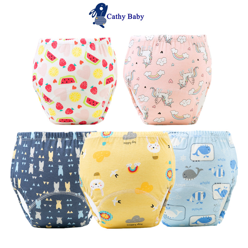 New Baby cotton cloth diaper training pants washable breathable