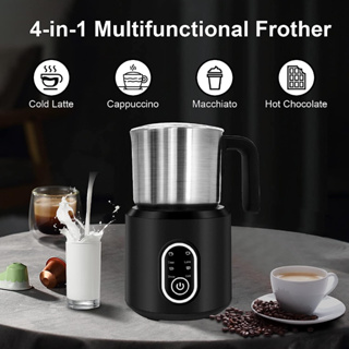 ELEKCHEF 4 in 1 Coffee Milk Frother Frothing Foamer automatic Milk