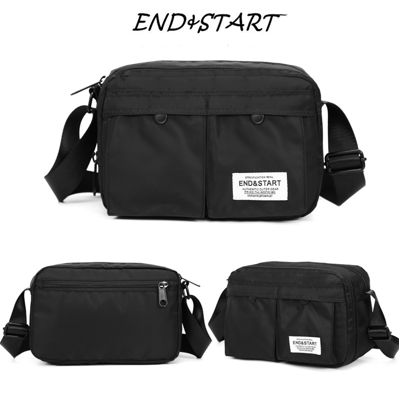 Japanese Style WaterRepellent Messenger Bag Men's Fashion Outing