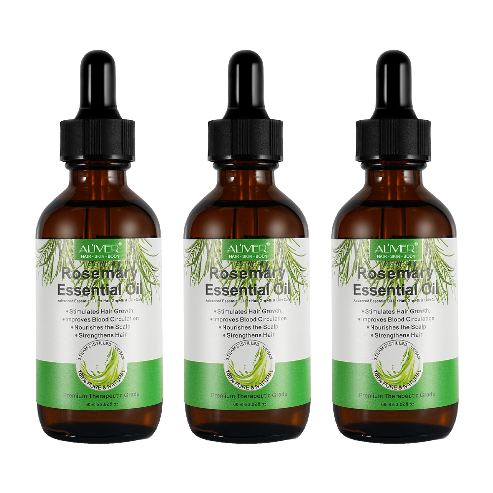 ⚡2 Weeks Have Beautiful Hair⚡ALIVER Rosemary Essential Oil,Hair Oil And Reduce Hair Loss