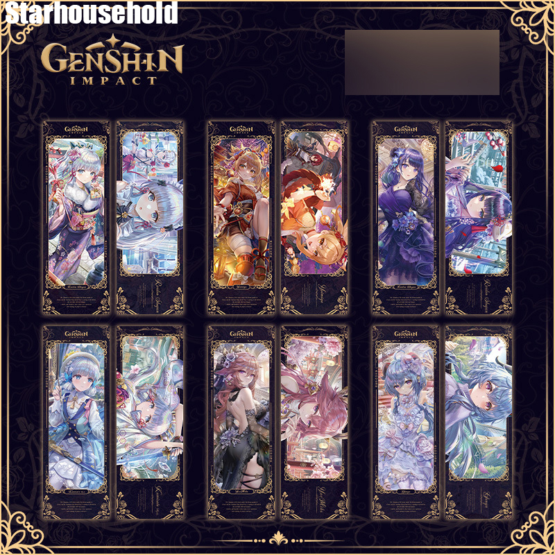 Genshin impact bookmark shogun miko nahida star laser ticket | Shopee ...