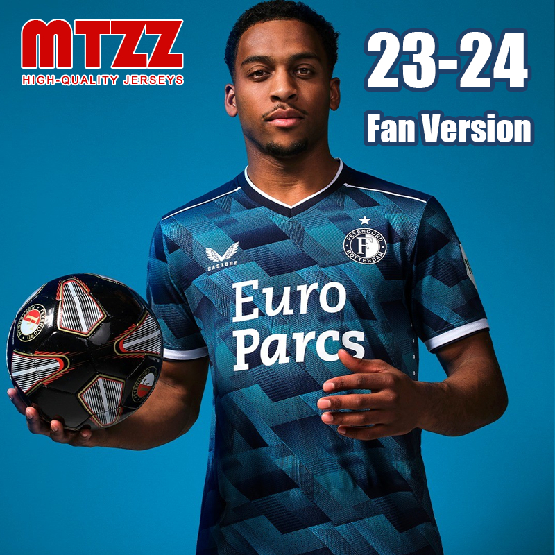 MTZZ 23-24 Feyenoord Jersey Home Away Man Football Uniform Customized ...