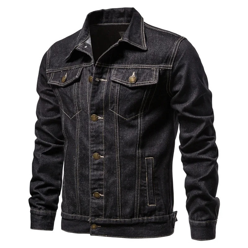 2020 Spring personalized denim jacket men's Korean-style rivet jacket for  social Boys