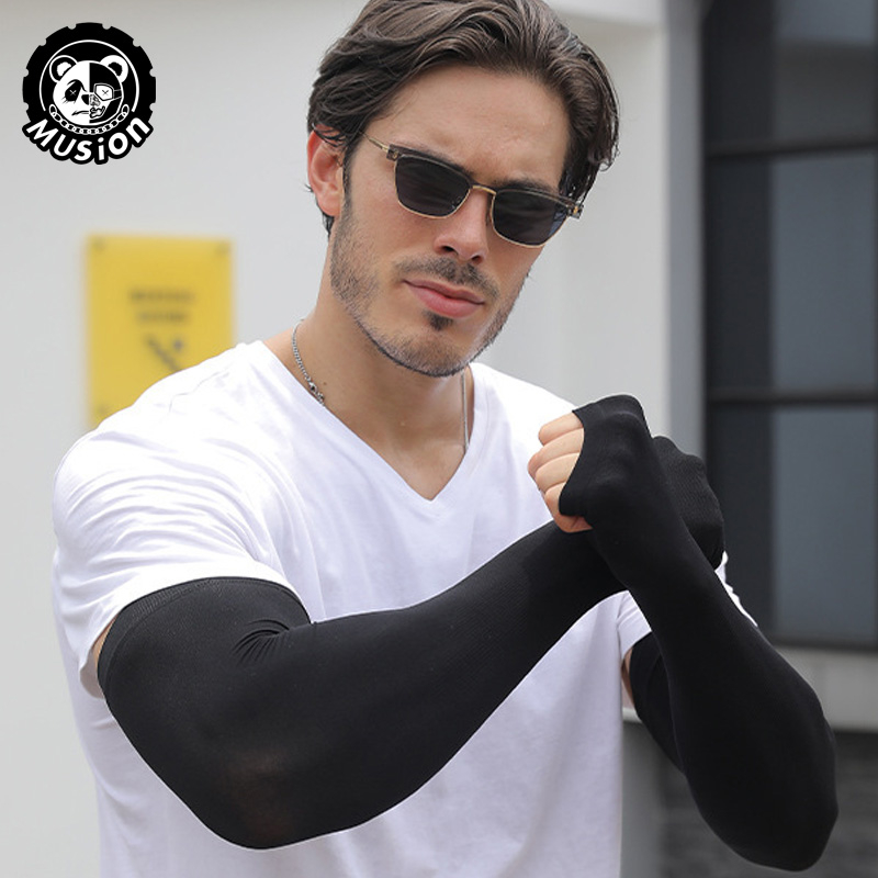 High Elastic Plus Size Arm Sleeves Sun Protection Hand Sock Extended and Widened Big Size Sleeve