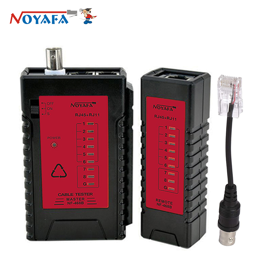 NOYAFA NF-468B Network Cable Tester RJ45/ RJ11/ BNC (3-in-1) Multi ...