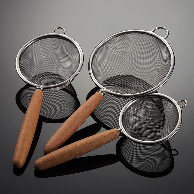 304 Stainless Steel Colander Soy Milk Filter Mesh Household Frying Oil ...