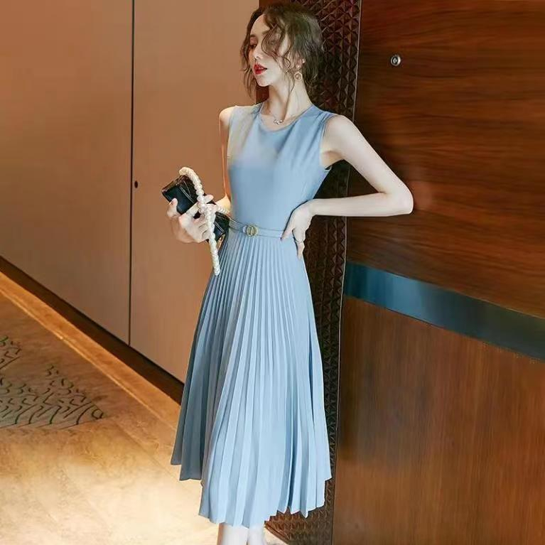 Sleeveless best sale office dress