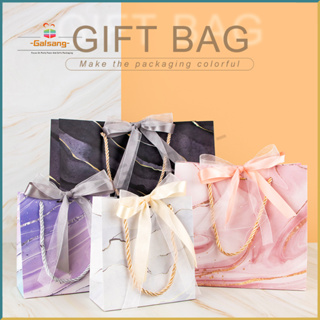 50pcs Plastic Bag With Handles Holiday Party Gift Bags Business Wholesale  Shopping Bags For Clothes packaging In Shopping Malls