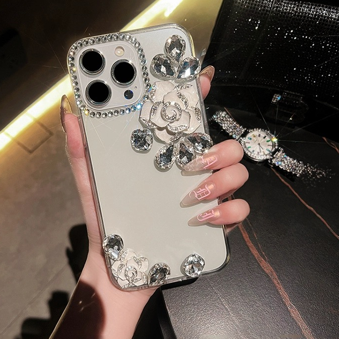BLING Case for iPhone 15 14 13 Pro Max Plus Mini Luxury Clear