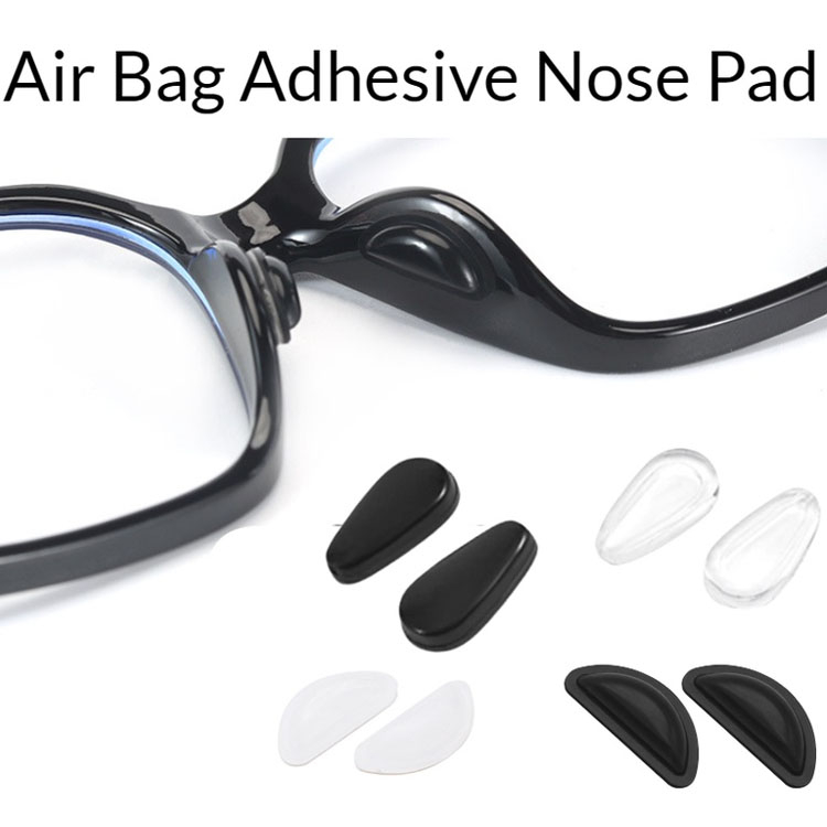 5Pairs Airbag Glasses Nose Pads Soft Silicone NonSlip Nose Pads
