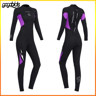 2MM/3MM neoprene diving jacket Women wetsuit long sleeve snorkeling coat  surfing fishing winter thermal Separate Swimsuit