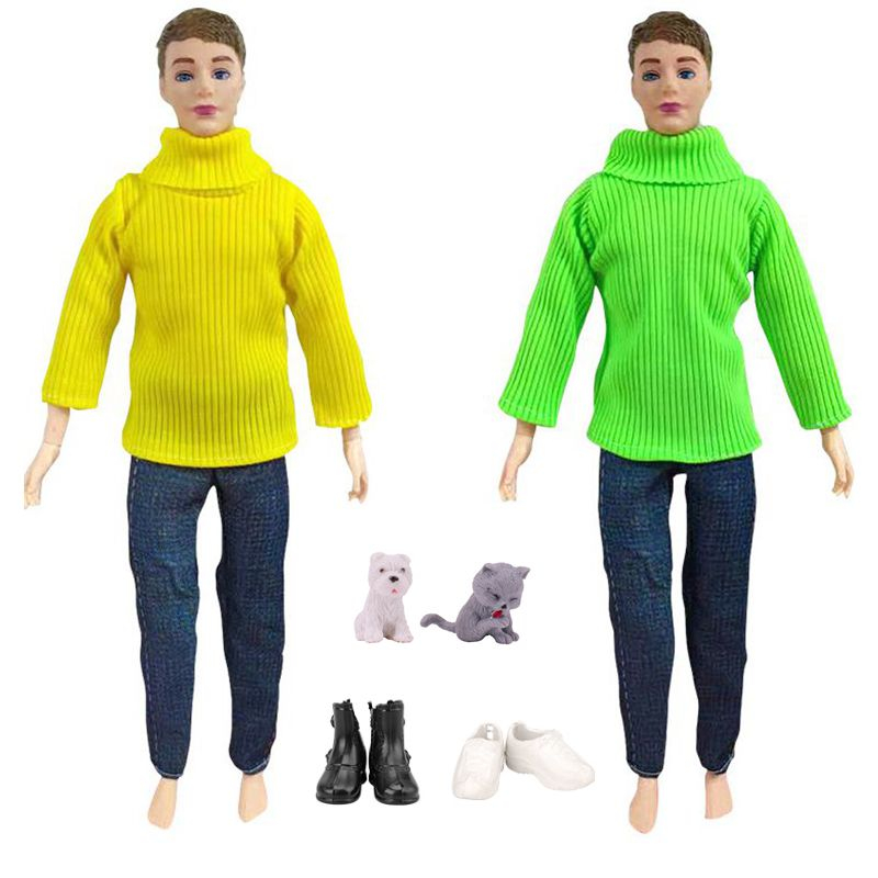 Kawaii Items Ken Doll Clothes Kids Toys Fashion Male Wear Fast