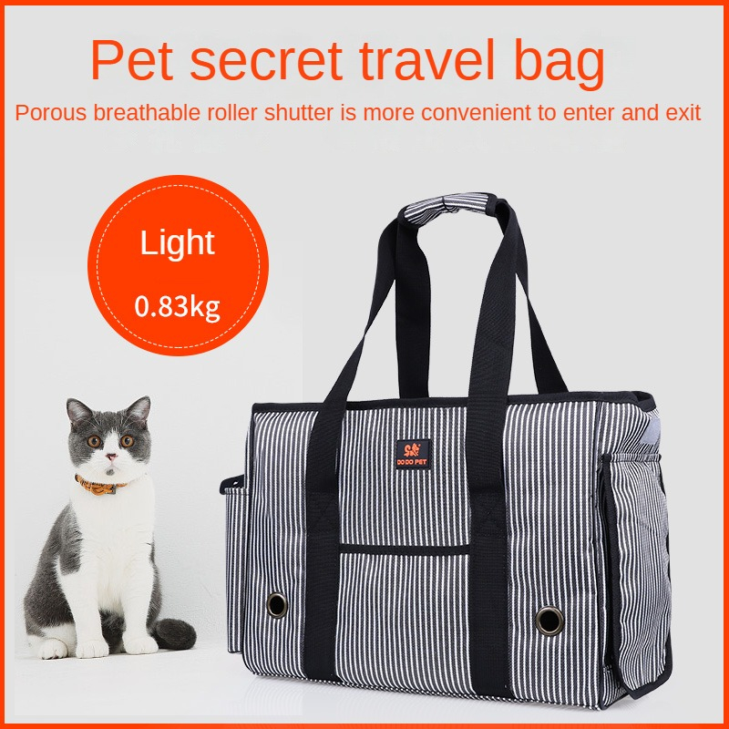 DODOPET Dog Carrier Cat Bag Dog Bag Portable Breathable Foldable Large Capacity Oxford Cloth Material Suitable for 6kg Pet Shopee Singapore