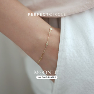 Collection Diamond Disc Chain Bracelet S925