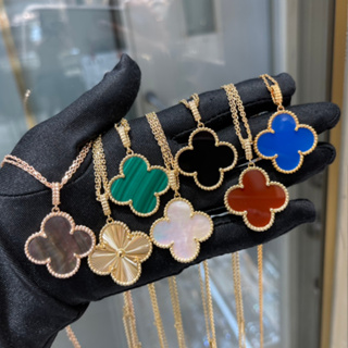 Lucky Clover Necklace, 18K Gold Plated - Van Cleef & Arpels