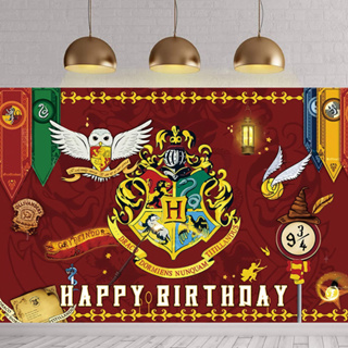 Harry Potter Birthday Banner Home Party Backdrop Studio Photo Props  Background