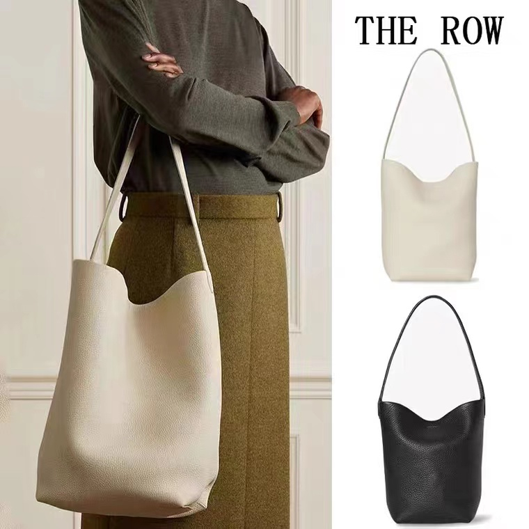 New The Row large-capacity bucket bag niche casual handheld shoulder Tote  bag