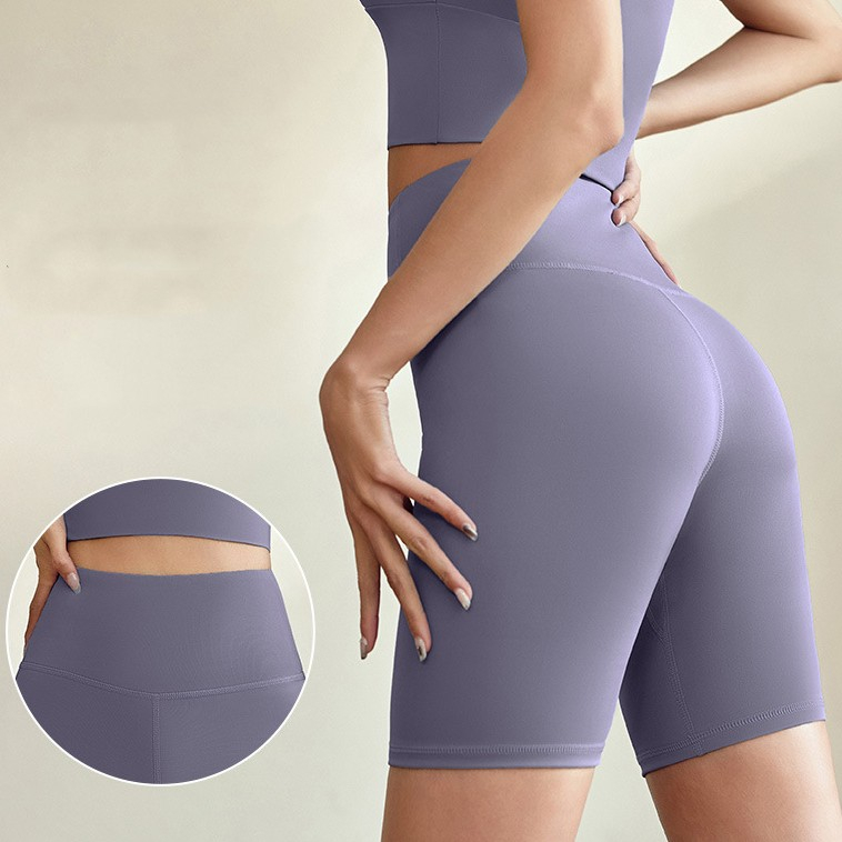 RESTOCK] High Waist Yoga Pants with back pockets/ Cycling pants