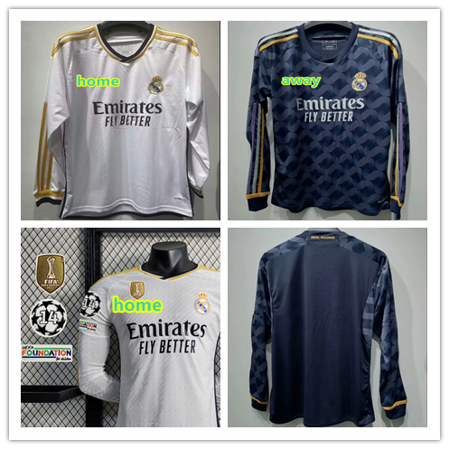 real madrid away long sleeve