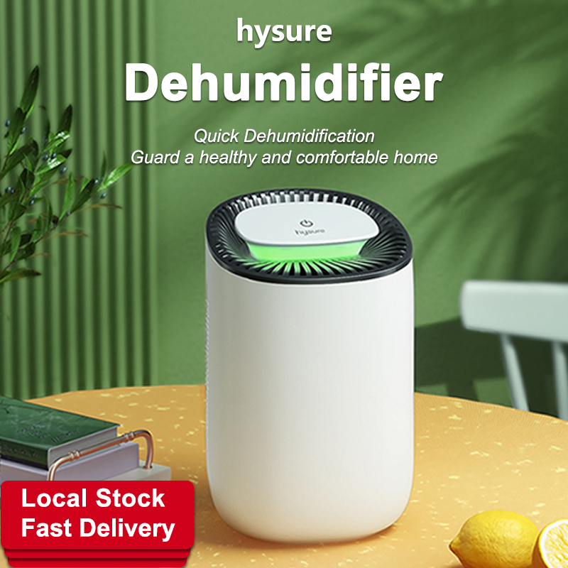 【SG Stock】Hysure Dehumidifier With Night Light Quiet Autoshutoff / Big Water Tank /SG Plug