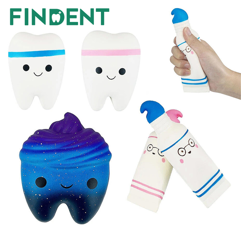 Teeth Shape Slow Rising Squeeze Toy Anti-Stress Slow Rebound Sensory ...