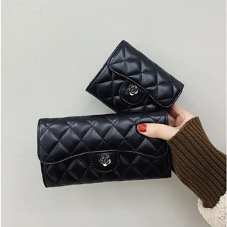 Chanel Zippy Mid-Length Medium Wallet in Black Caviar and LGHW