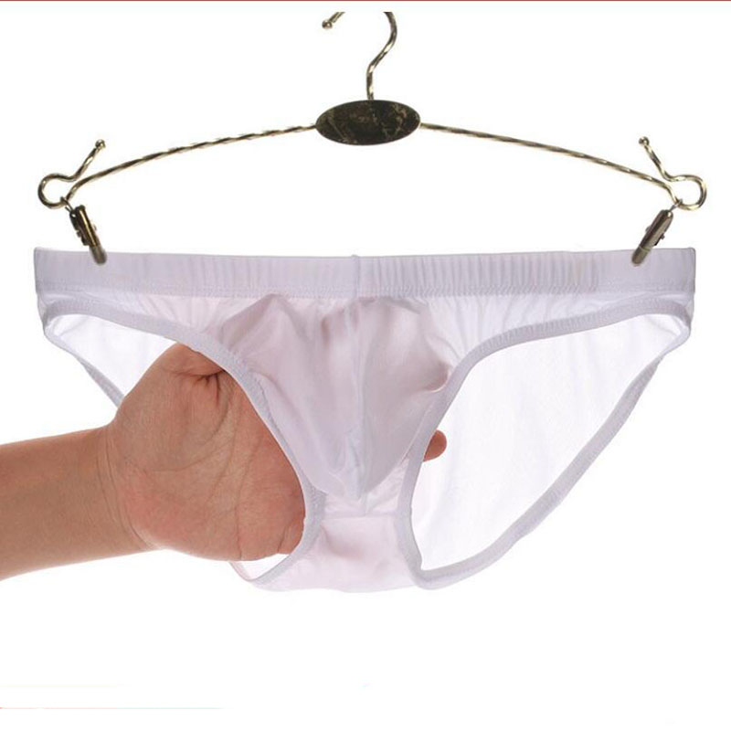 Summer ice silk briefs Low waist slim underwear 10 colors | Shopee ...