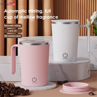 400ml Self Stirring Coffee Mug with Handle Electric Stirring Cup 7000rpm High  Speed Glass Self Mixing Mug Portable Waterproof Automatic Mixing Cup for  Home Office Coffee Milk Protein Powder 