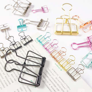 2 Gold Skeleton Binder Clips hollow Out Long Tail Clip Planner Clips Journal  Clips Notebook Clips Skeleton Clips Stationery 