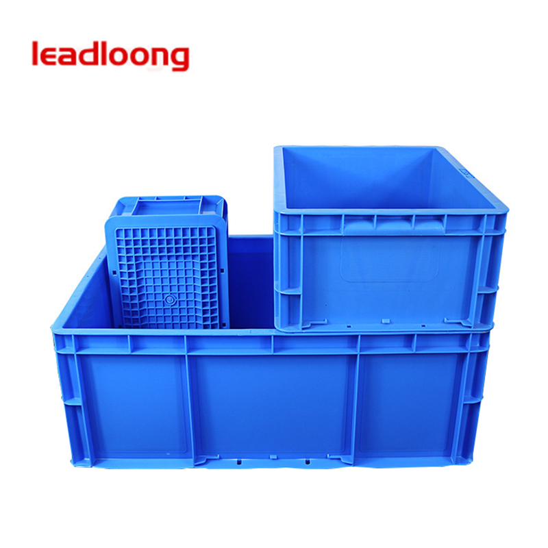 LEADLOONG EU Crate Europe Standard Solid Box Industrial Plastic