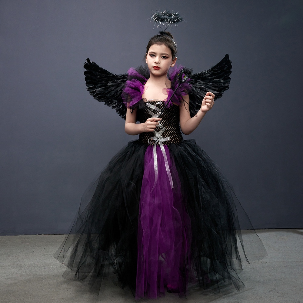 Fairy Witch Dark Fairy Costume Kids Fun World Twilight Fairy Child Costume,  Extra Large 14-16