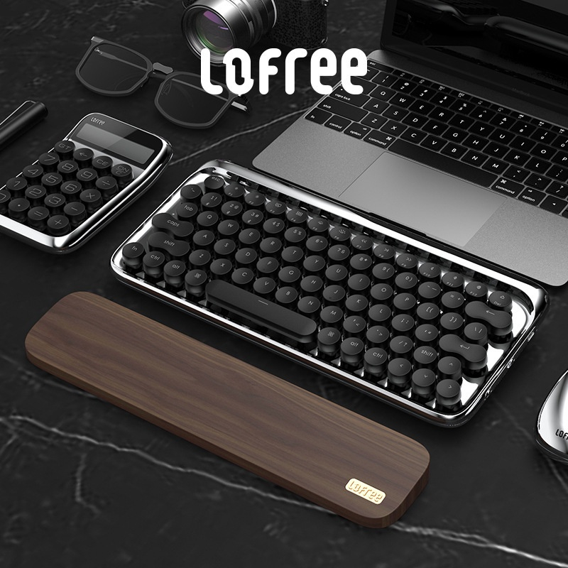 LOFREE knight Brown Switch Mechanical Keyboard Office Set Laptop