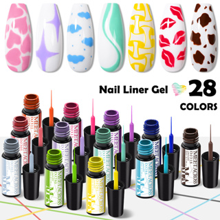 MTSSII 7ml Neon Rubber Base Gel Color Nail Gel Bright Color