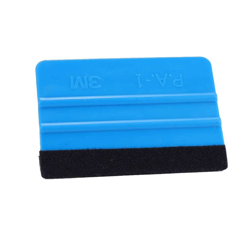 10-Pack Blue Squeegee Felt Edge Scraper – Vinyl Wrapping & Window Tint Tools