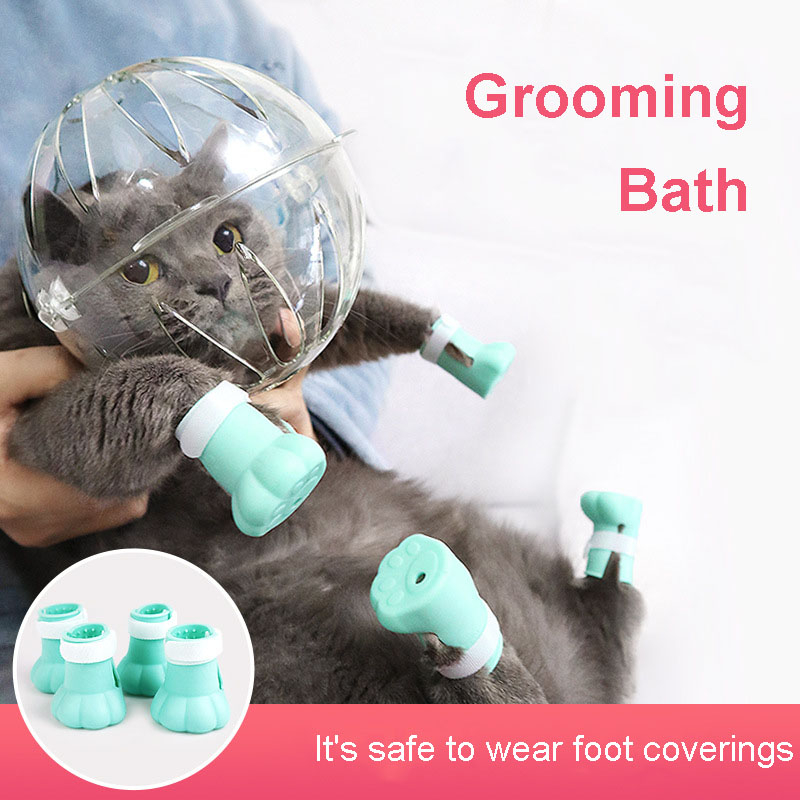 Kitten Head Protective Space Ball Pet Grooming Cover Accessories for ...
