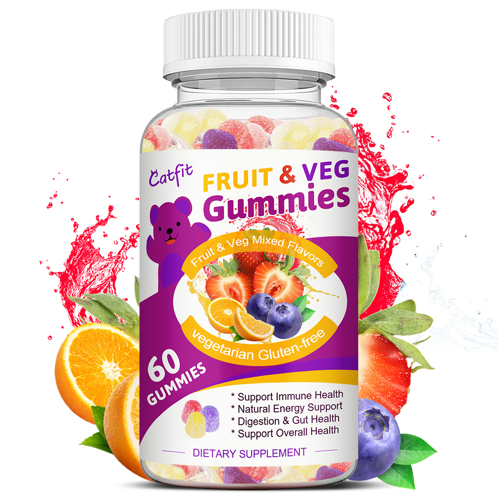 Catfit Multivitamins fruit and vegetable gummies multivitamins for kids