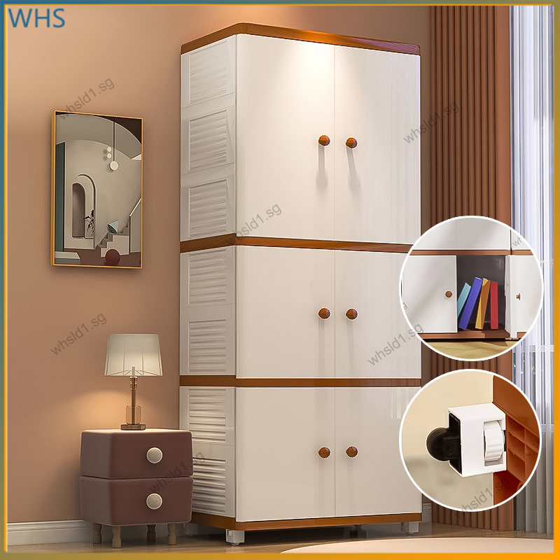 Folding storage box double door storage large capacity books